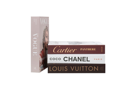 Decorative Faux Book Stack – Modern Minimalist Home Decor Accent