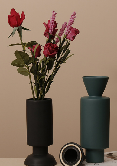 Nordic Modern Morandi Color Ceramic Vase for Decor